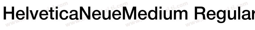 HelveticaNeueMedium Regular字体转换